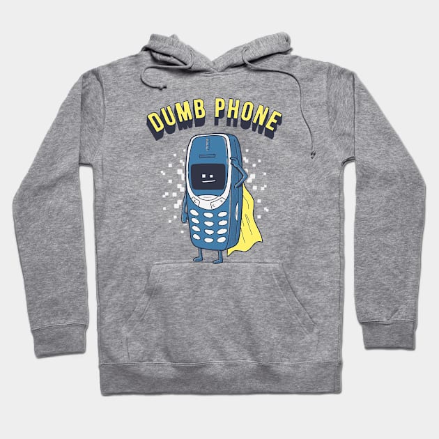 Dumb Phone Hoodie by Gammaray